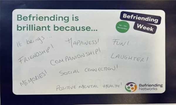 Befriending Week 1st- 7th November 2024