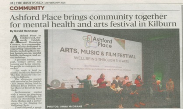 Ashford Place hold film, art and mental health festival in Kilburn