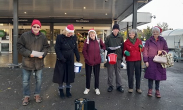 A big thank you to choir leader Helen and our community choir singers