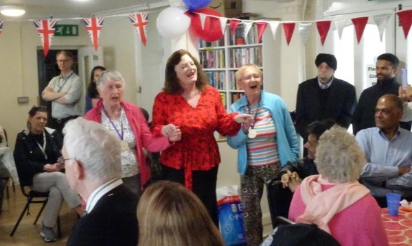 Jubilee fun at Barham Memory Café