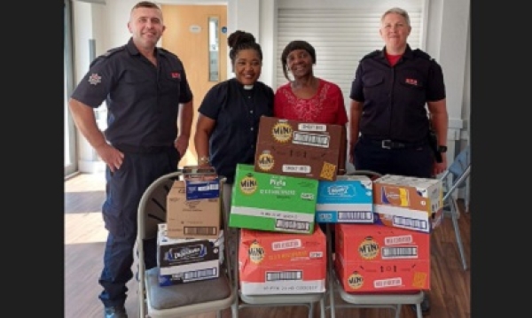 A helping hand from Red Watch