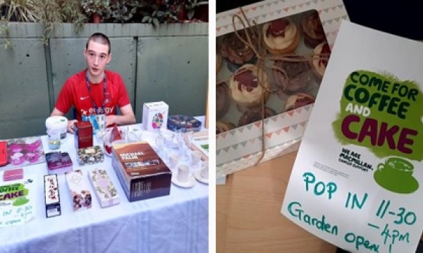 A successful fundraiser for Macmillan Coffee morning