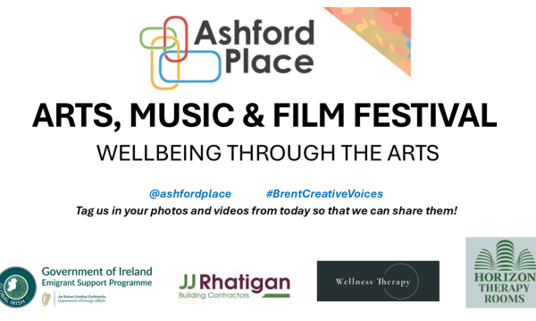 Art and Wellbeing come together at the Ashford Place Mental Health Art, Music & Film Festival