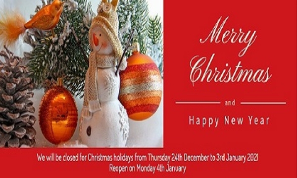Christmas Closure Notice