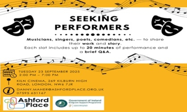 Ashford Place Arts, Music and wellbeing together at the Kiln Cinema