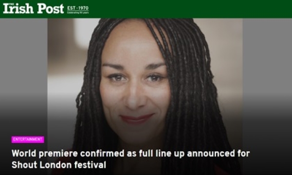 World premiere confirmed as full line up annouced for Shout London festival